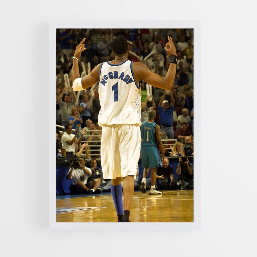 Poster Tracy in Action – affiche Basketball (vue 3)